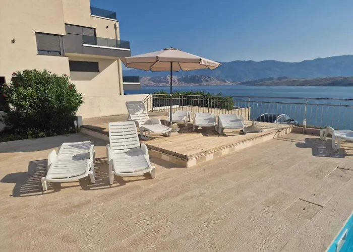 Apartma Pag Blue Ocean 2 With Sea View Apartamento *