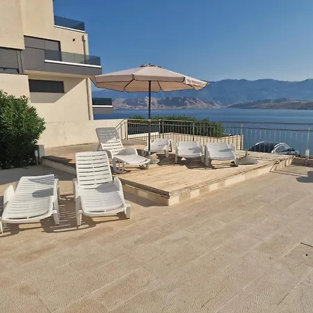 Apartma Pag Blue Ocean 2 With Sea View Apartmán *