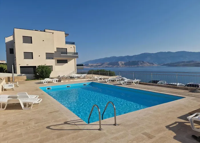 Apartma Pag Blue Ocean 2 With Sea View *